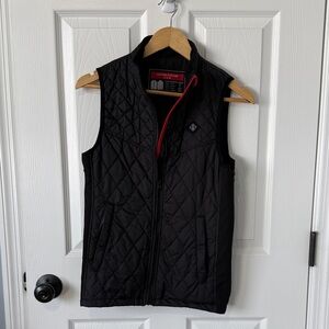 Women's Black heated Quilted Vest